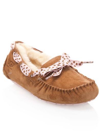 NIB UGG Australia 1005073 Dakota 78 Slippers Moccasins Chestnut