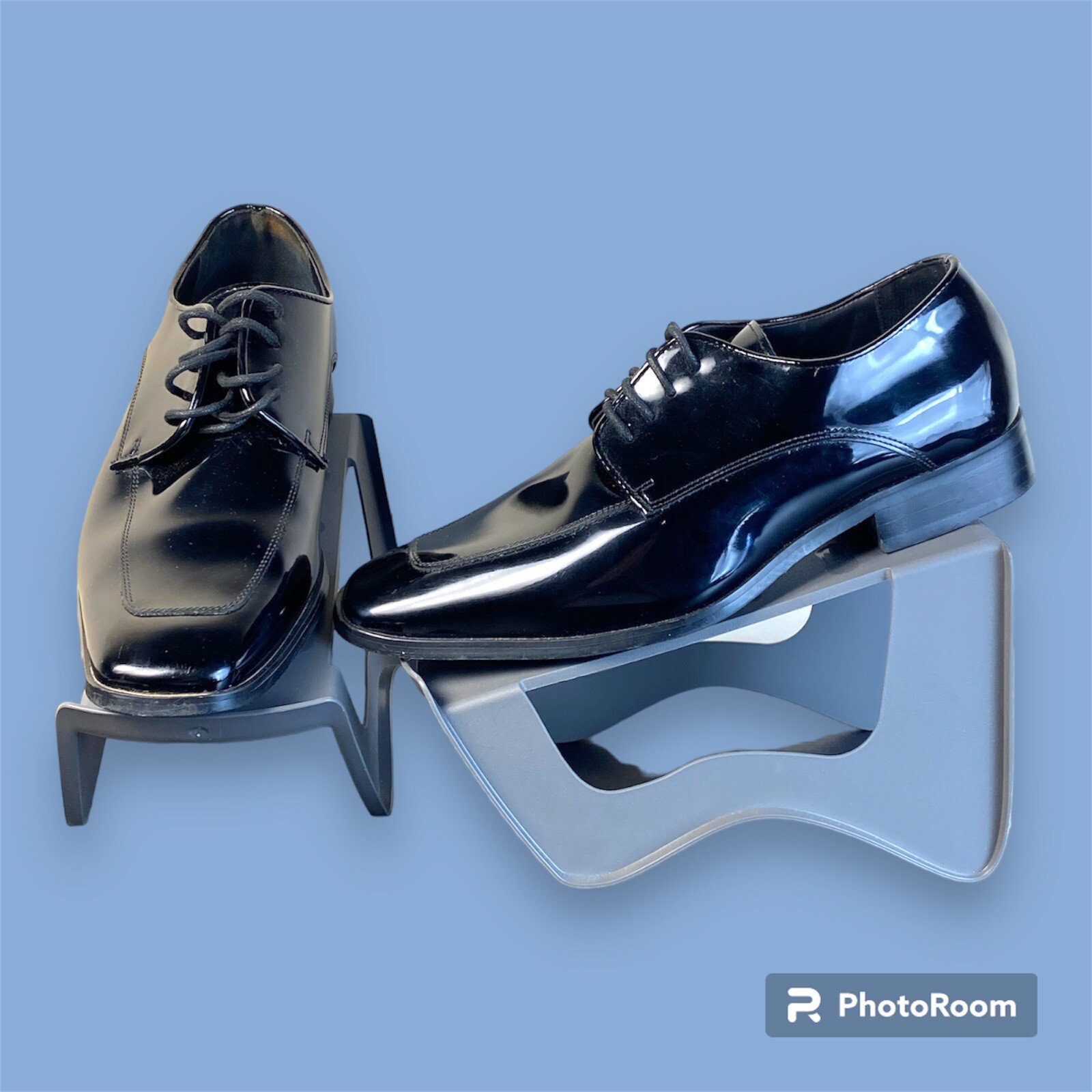 SAOLA Scarpe da smoking VANGELO da uomo 10 5 M in pelle verniciata tux 3 smoking matrimonio formale nere 010