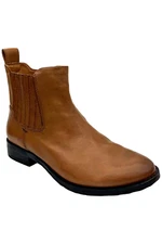 Franco Sarto Linc Casual Leather Booties Taupe Lt Brown