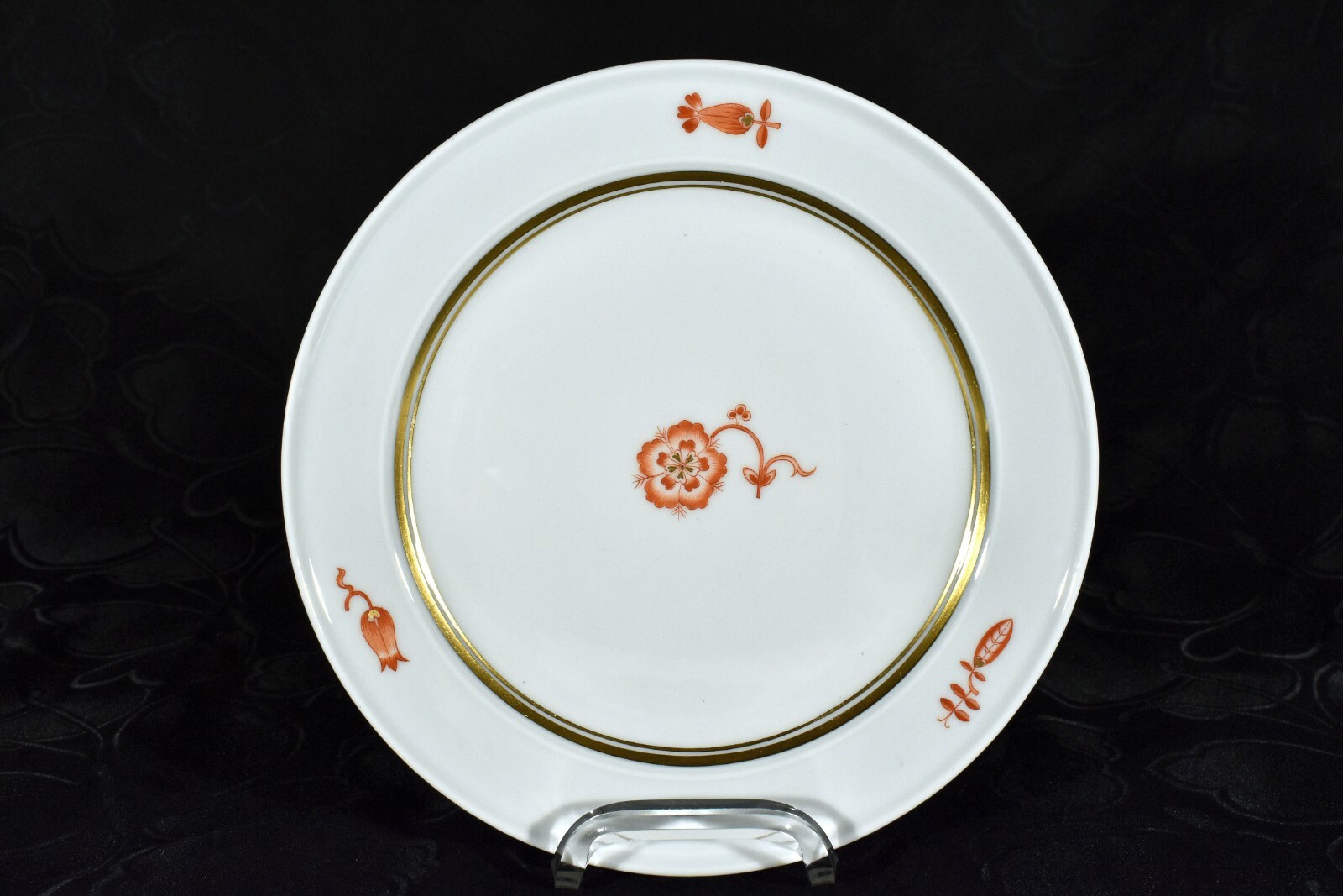 Prof. Paul BÖRNER Meissen 17,8 cm Teller ° handgemalter Art Deco Dekor