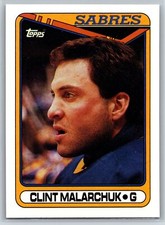 1990-91 Topps Clint Malarchuk Buffalo Sabres #371