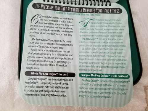 The Body Caliper - Measure your body composition - Picture 4 of 4