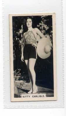 (Jb6533-100) CARRERAS,FILMSTARS,A SERIES,KITTY CARLISLE,1937#47