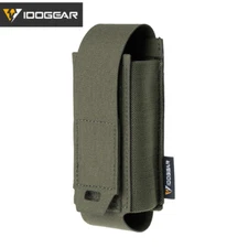 IDOGEAR Tactical Functional Single Mag Pouch 556 M4 Mag Holder Detachable Flip