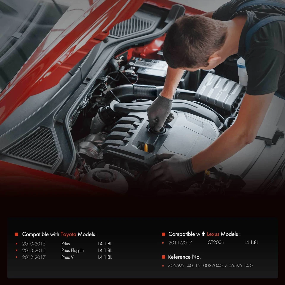 Bomba de aceite de motor para Lexus CT200h 11-17 Toyota Prius 10-15 Prius enchufable L4 1,8 L Foto 2 de 4