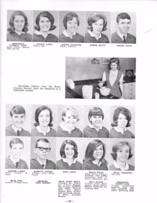 1966 DOBYNS-BENNETT HIGH SCHOOL YEARBOOK, THE MAROON & GREY, KINGSPORT, TN