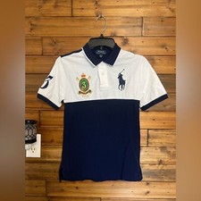 Polo Ralph Lauren unique embroidered polo collars shirt size M 10-12 kids