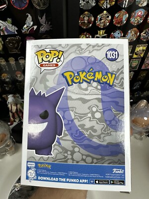 Funko Pop Gengar Red Eyes + Protector – Pokémon, Neuf