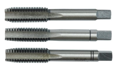 Thread Tap M10, M12, M14, M16 Left-Hand Thread , HSS , Hand Thread Tap