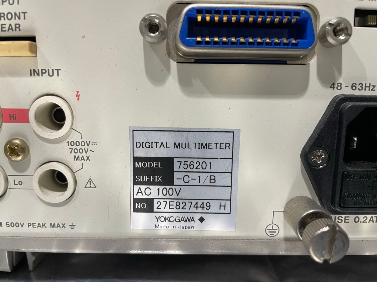 その他 6-1/2 Digital Multimeter_YOKOGAWA 7561 Yokogawa 7562 Digital Multimeter | eBay