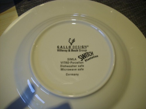 Villeroy & Boch Switch Plantation SIMLA 6 x Suppenteller - wie neu - Bild 4 von 5