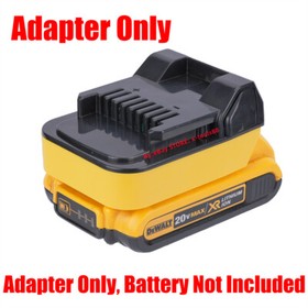 1x Adapter # Metabo HPT 18v (HITACHI) Tools To DeWalt 20v XR Li-Ion Batteries
