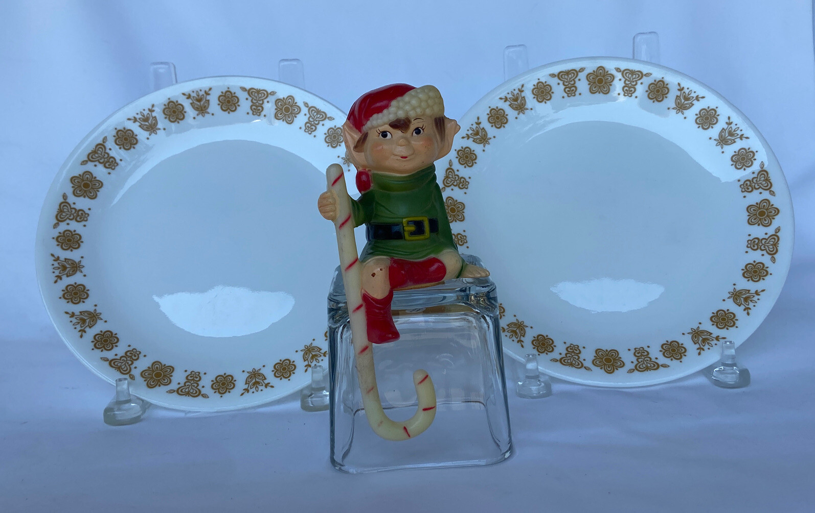 Corelle BUTTERFLY GOLD 8” D. • 2 Salad Plates