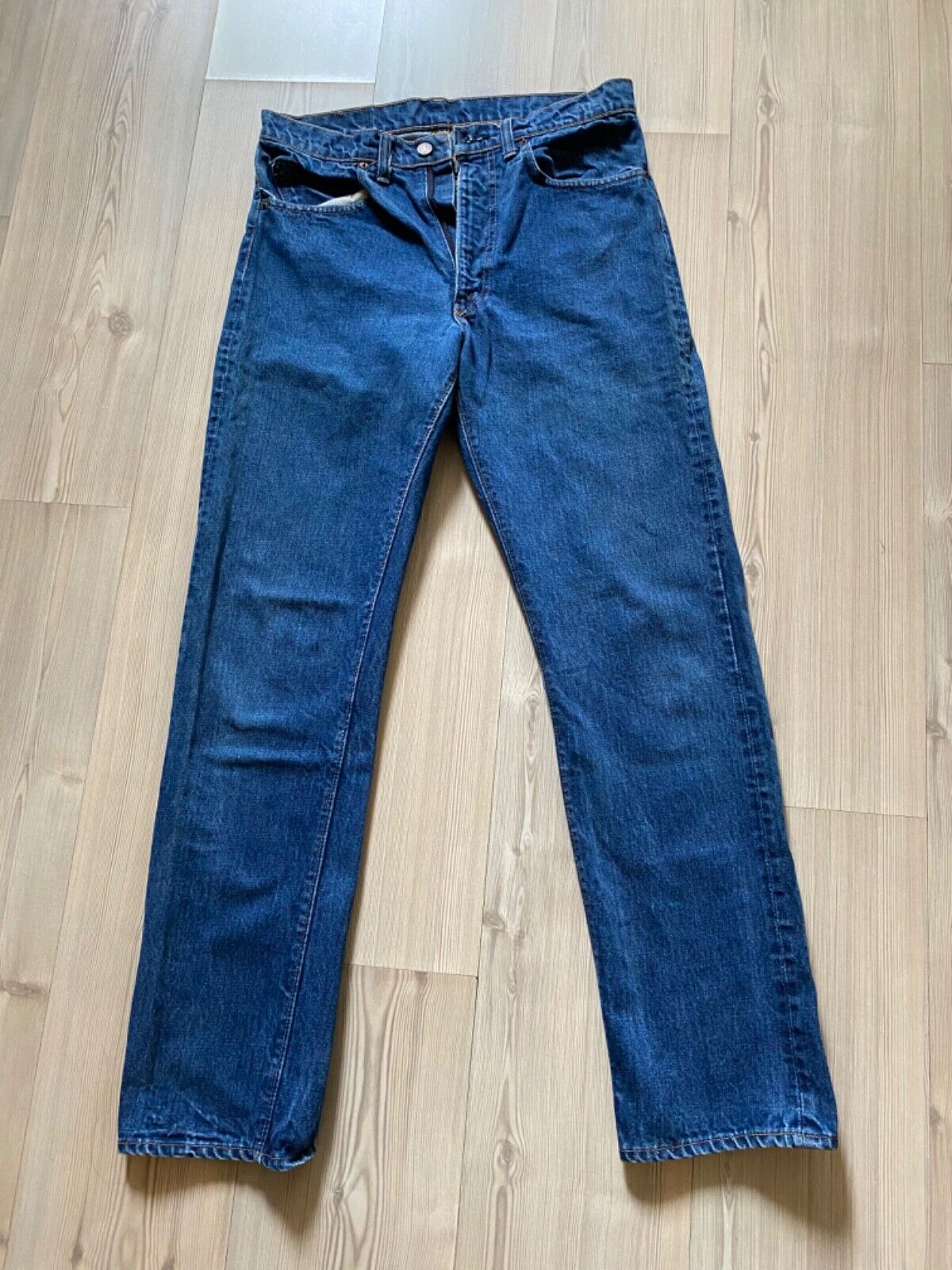 Vintage Rare Levis Big E Single Stitch 505 Talon Zipper 32 X 32 | eBay