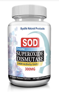 ENZYMA SUPER OXIDE DISMUTASE NEW AND POWERFUL GLUTATHIONE PRECURSOR 60 Caps  USA | eBay