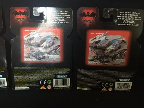 BATMAN & ROBIN DIECAST VEHICLES by KENNER COMPLETE SET C1997 SUPER RARE! - Picture 6 of 6