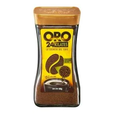 2X Oro 24 Kilates Café Microesferas Instant Coffee w/Microspheres 160g each
