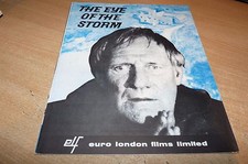 THE EYE OF THE STORM - TREVOR HOWARD - MARTIN SHEEN  - RARE PROMO FILM HAND-OUT