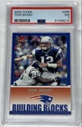 Tom Brady 2002 Fleer #256 Building Blocks Patriots- PSA 7 Near Mint