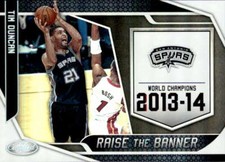 2019-20 Panini Certified Raise the Banner #22 Tim Duncan San Antonio Spurs