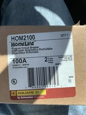 Square D HOM2100 100 A Miniature Circuit Breaker