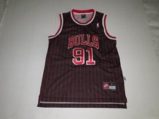 Vintage Team Nike Dennis Rodman Chicago Bulls NBA 91 Basketball Jersey Sz L 50