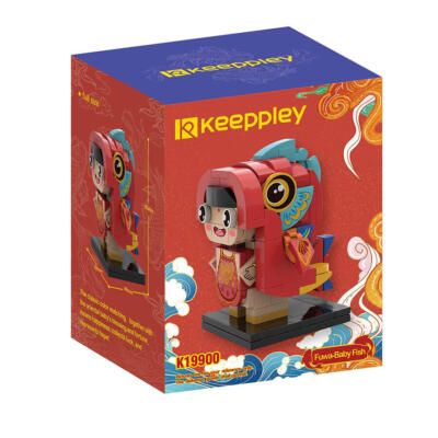 Qman Keeppley Bausteine Spielzeug #K19900 - Fuwa Baby Fish