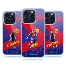 FC BARCELONA 2020/21 FIRST TEAM GROUP 1 SOFT GEL CASE FOR APPLE iPHONE PHONES