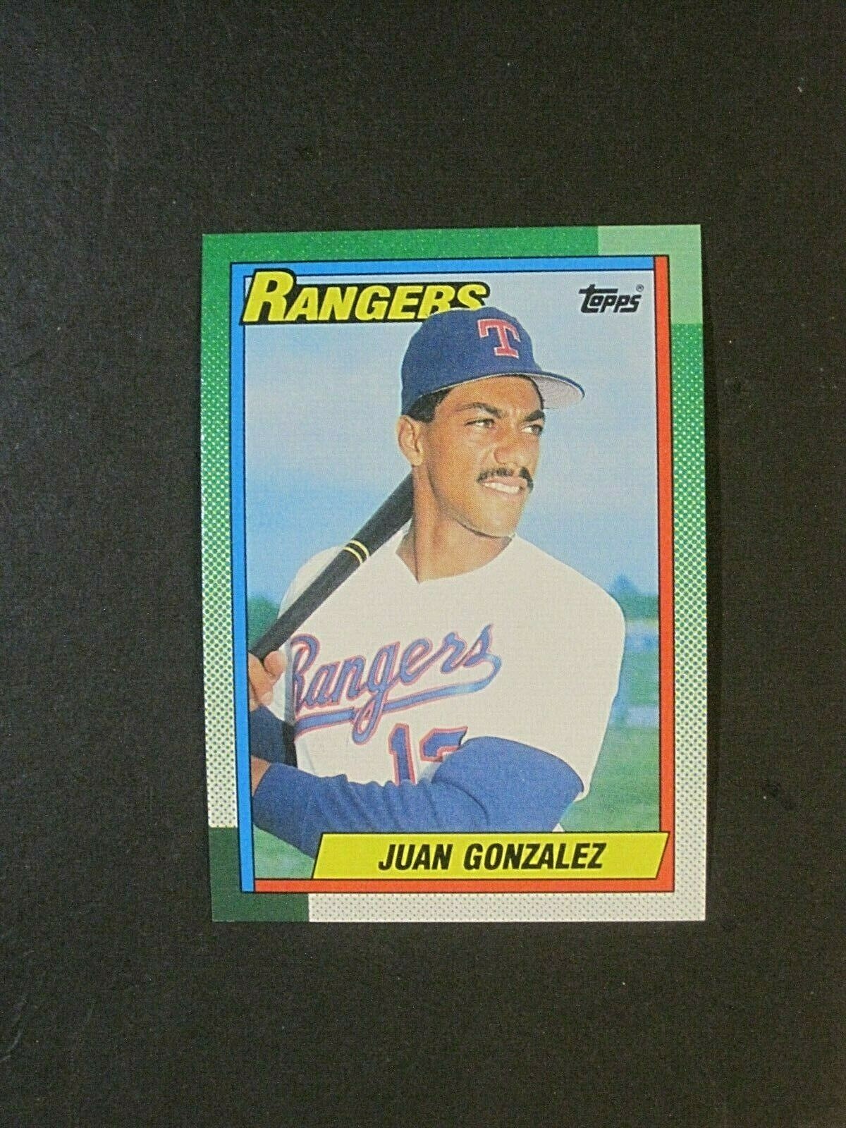 1990 TOPPS JUAN GONZALEZ TEXAS RANGERS ROOKIE CARD #331!!!!!!!!!!