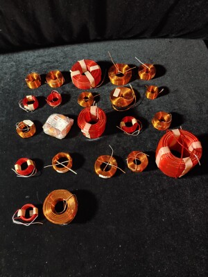 New! Wire Copper Coils .013-.82mh 14-22AWG Speaker Crossover Inductor