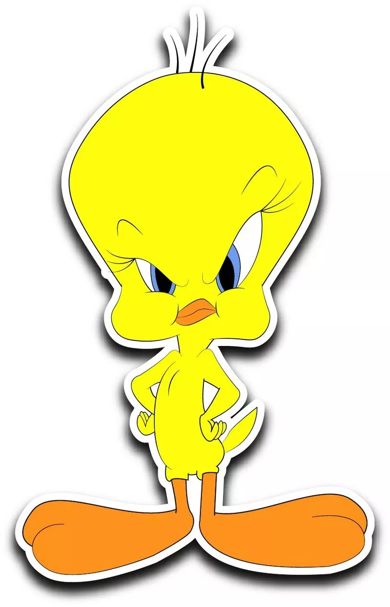 Tweety Bird Cartoon Sticker Decal laptop wall car phone Looney Tunes