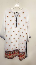 Pakistani Indian Embroidered kurti, top, qameez,Branded Size Medium NWT