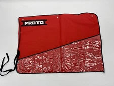 PROTO J25TR41C Red,Red Canvas, 15 Pocket Tool Holder, 29-in x 20-in x 0.5-in
