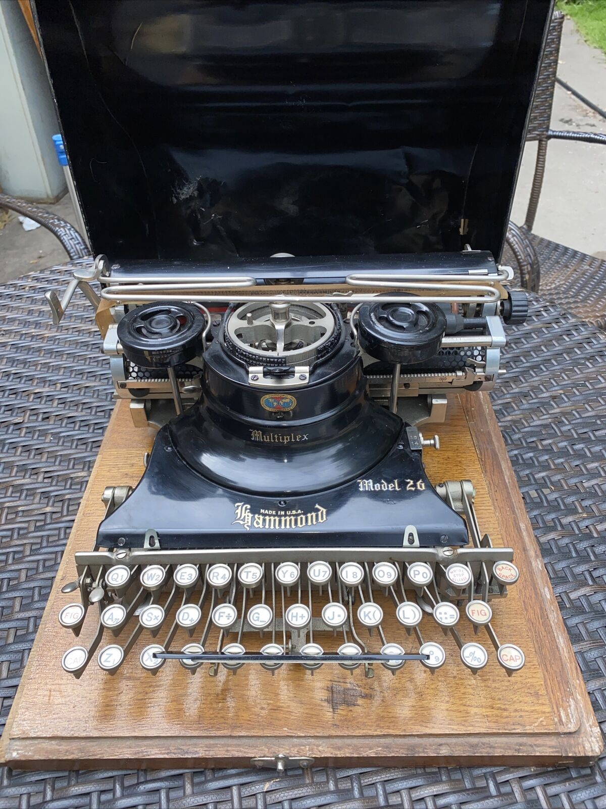 Antique Typewriter from Hammond Multiplex, USA, 1915 for sale at Pamono