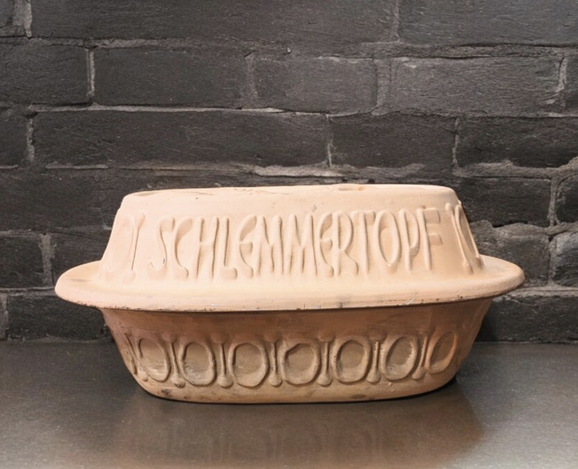 Vintage Schlemmertopf 836 W. Germany Clay Cooker Baker Roaster