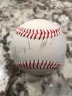 Hank Aaron autographed baseball