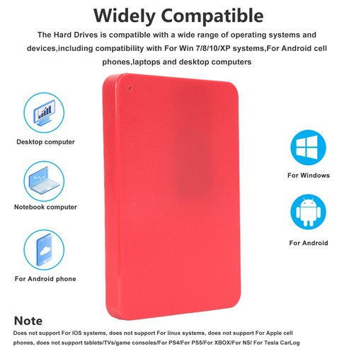 1-30TB USB Hard Drive Reliable & Durable Rapid Data Speed Good Compatibility - Afbeelding 15 van 68