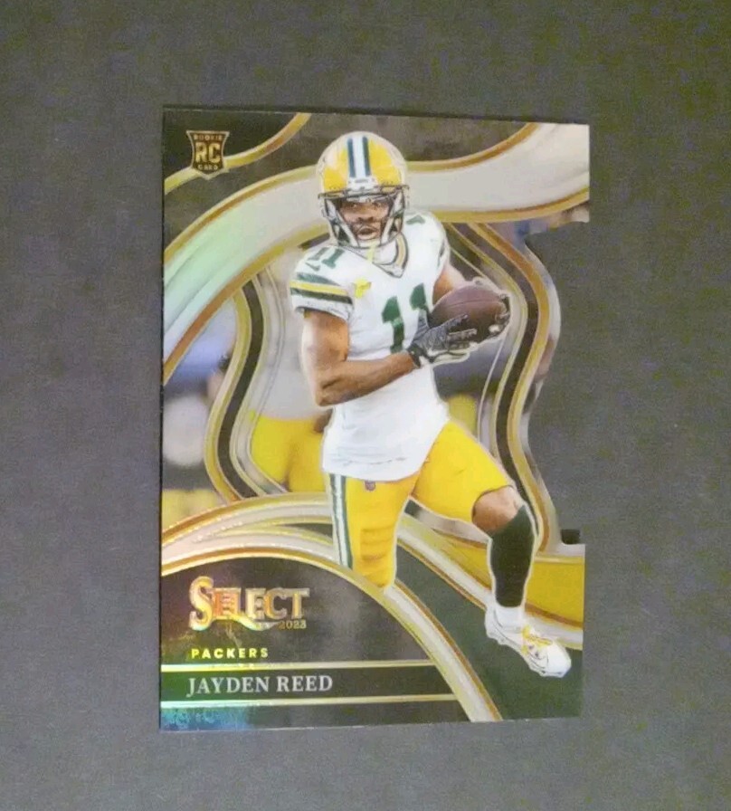 2023 Select Jayden Reed Club Level Black Gold Die Cut Prizm RC
