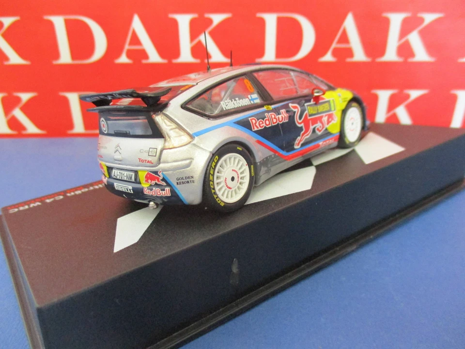 Die cast 1/43 Modellino Auto Citroen C4 WRC Rally Svezia 2010 K. Raikkonen - Immagine 3 di 4