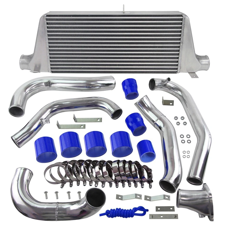 Kit intercooler FMIC turbo único azul para Mazda RX7 RX-7 FC FC3S 13B 86-91 Foto 4 de 4