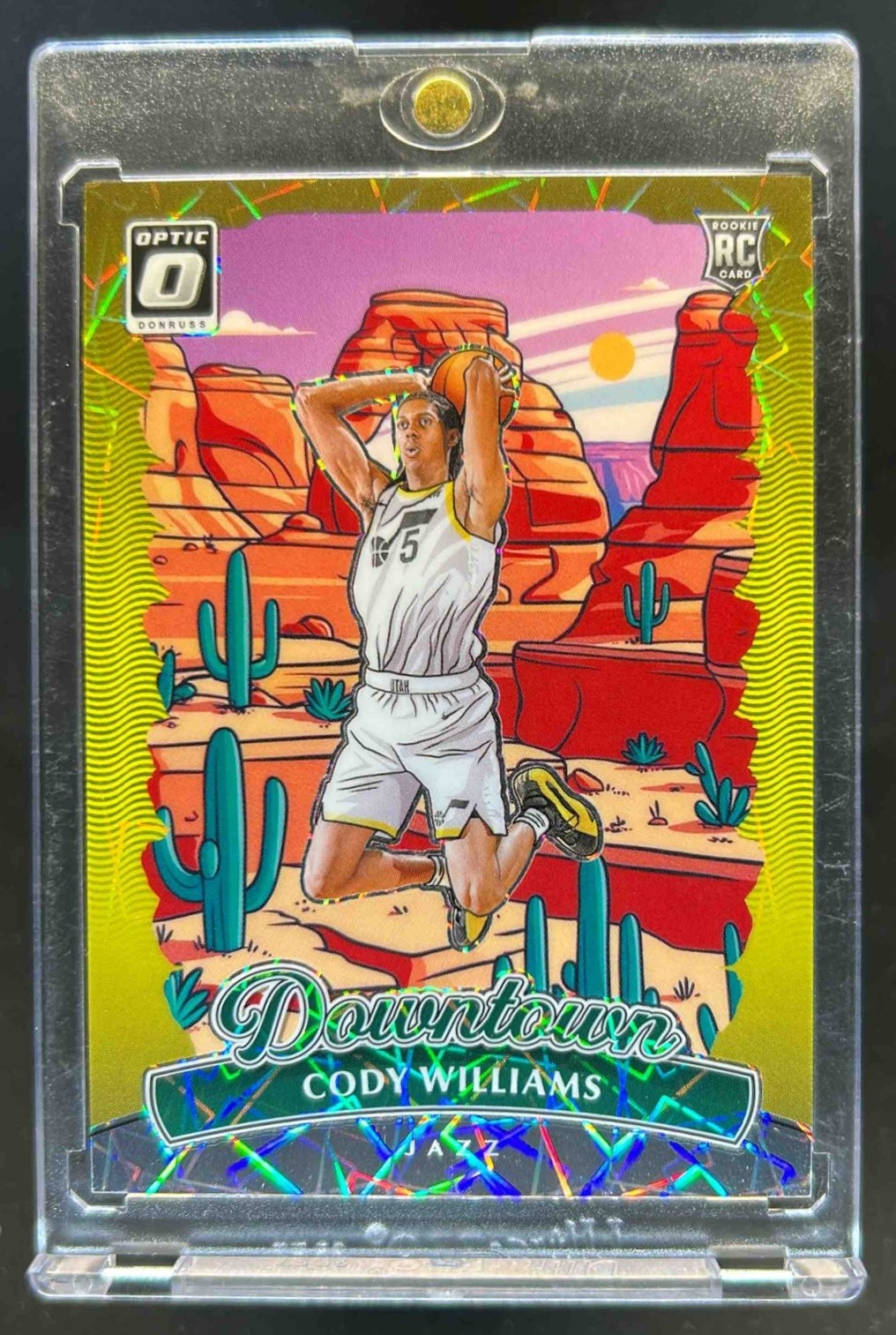 2024-25 Donruss Optic Cody Williams Downtown RC Rookie #30 Jazz