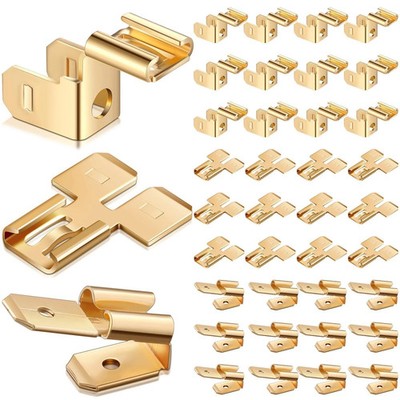 Electrical Quick Splice Wire Terminals, Piggyback Spade Connectors,Double Spade