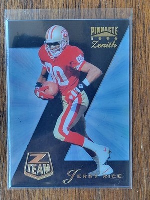 1996 Pinnacle Zenith Z-Team Jerry Rice #5
