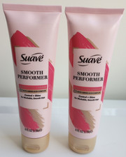 Lot of 2 Suave Smooth Performer Anti-Frizz Cream Control  Shine hair, 4 Fl. Oz.