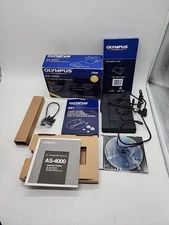 Olympus AS-4000 and AS-5000 Transcription Kit AS4000 w/Foot Control ~ NEW O.B.