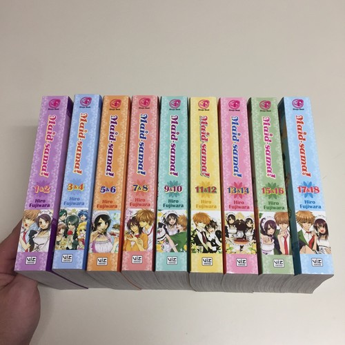Maid Sama Manga English Volume 1-18 Complete Set Series 2in1 2 in 1 Omnibus