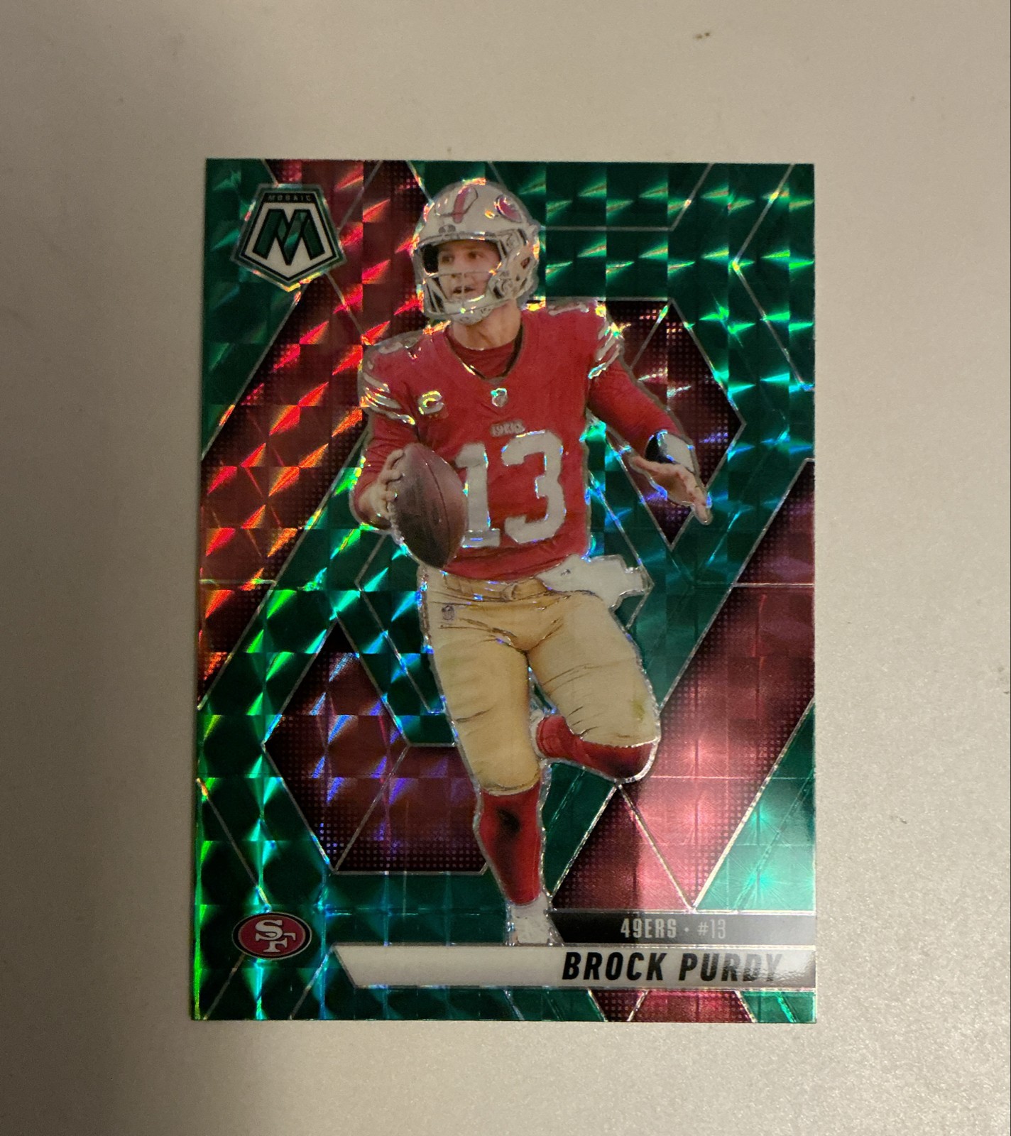 2023 Panini Mosaic - Brock Purdy #211 Green Mosaic Prizm San Francisco 49ers🔥