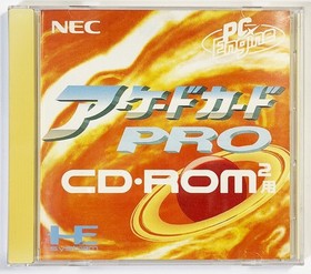 NEC PC Engine Arcade Card Pro CD-ROM2 System Card Japan Import Tested