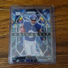Panini Prizm 2024 Malik Nabers Prizmatic Rookie Giants Insert #13 Football