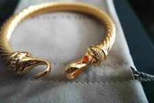 Perfect/Davld/Yurmann18KGold/Diamond/Cable HookBracelet